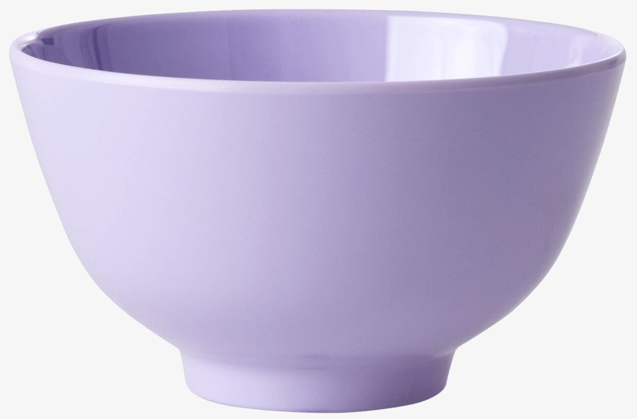 Skål Melamin Liten från Rice i ljuslila färg, stilren design