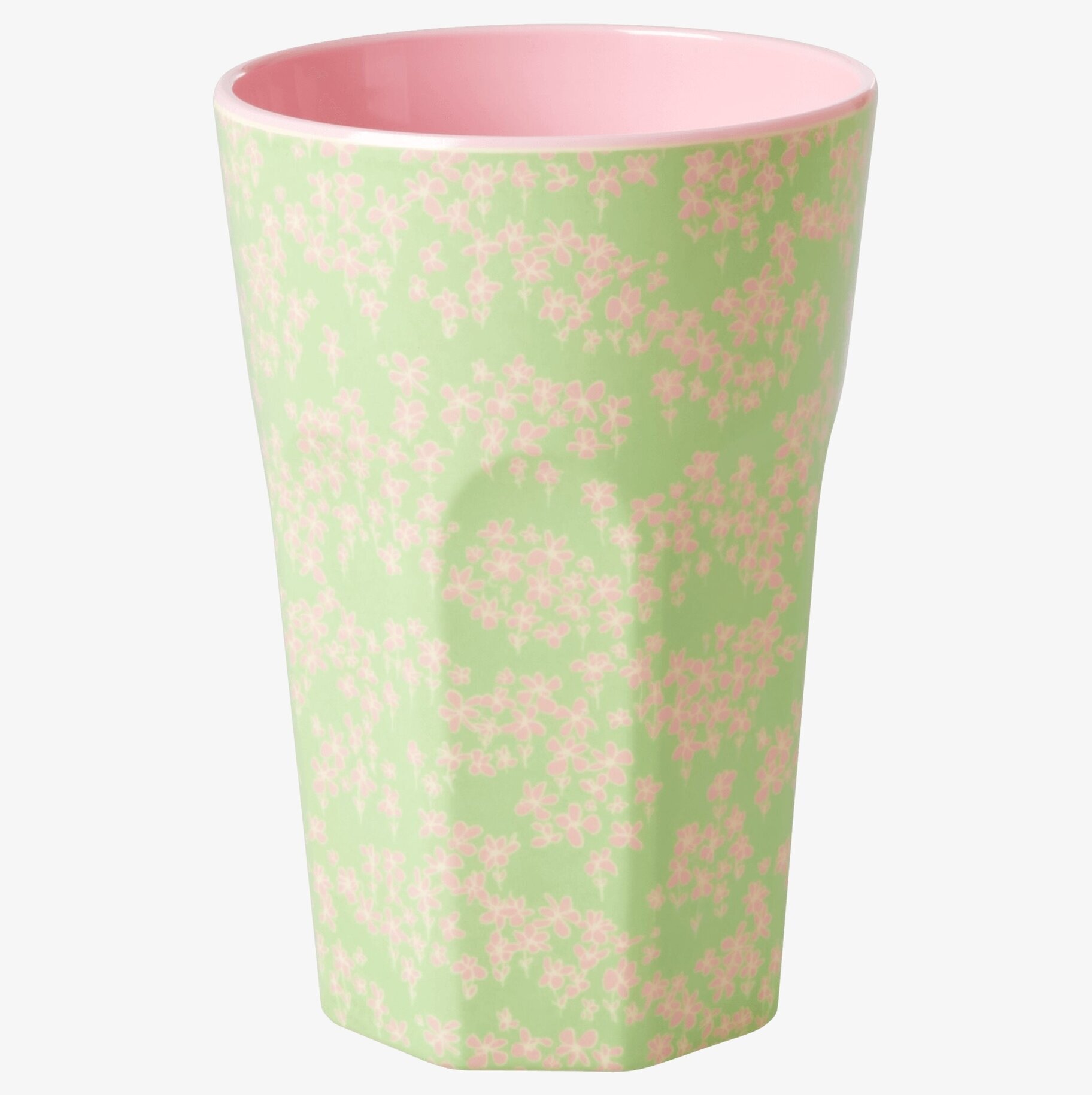 Mugg Latte Flower Field Print från Rice med blommönster
