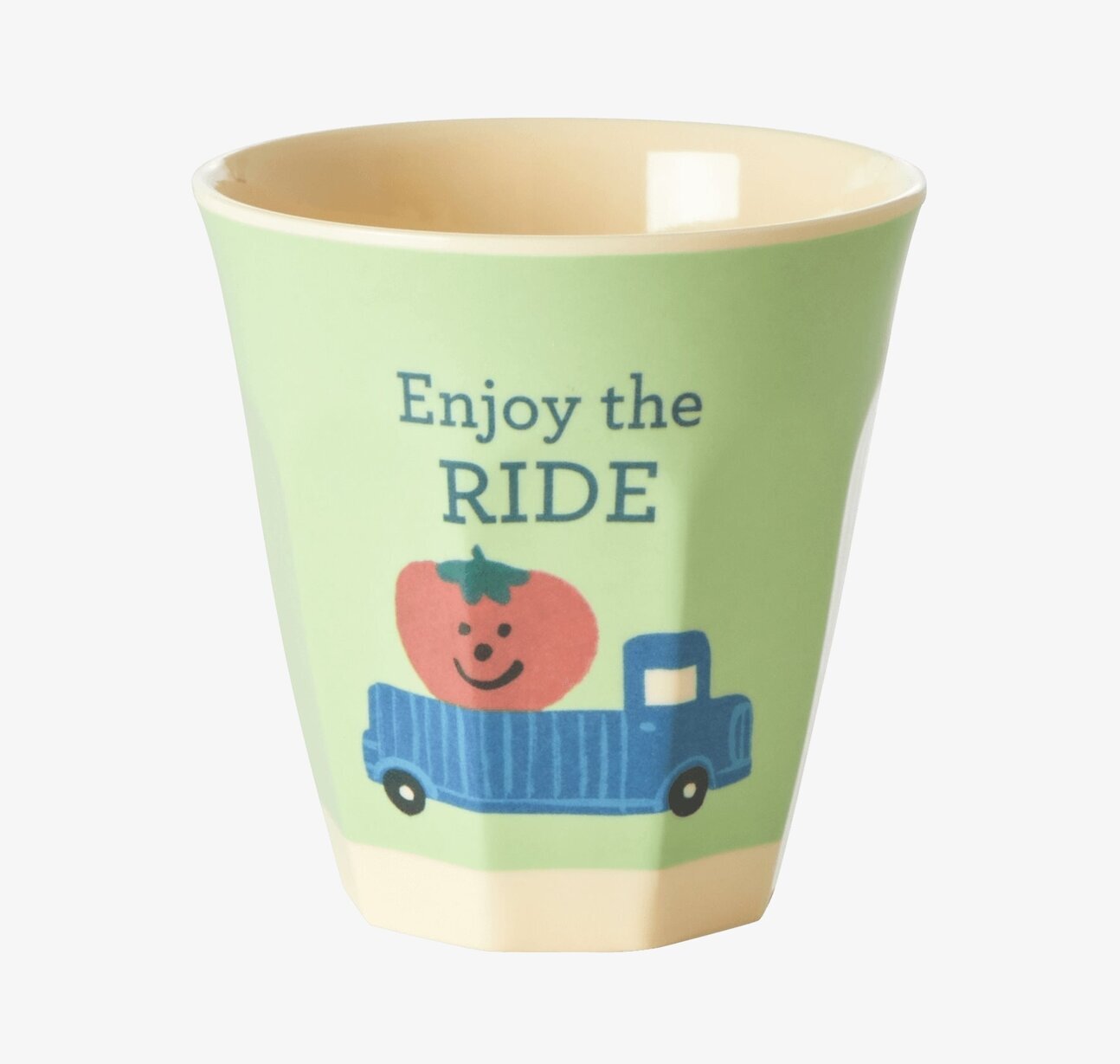 Bild av lekfull mugg med glädjefyllt körsbärsmotiv