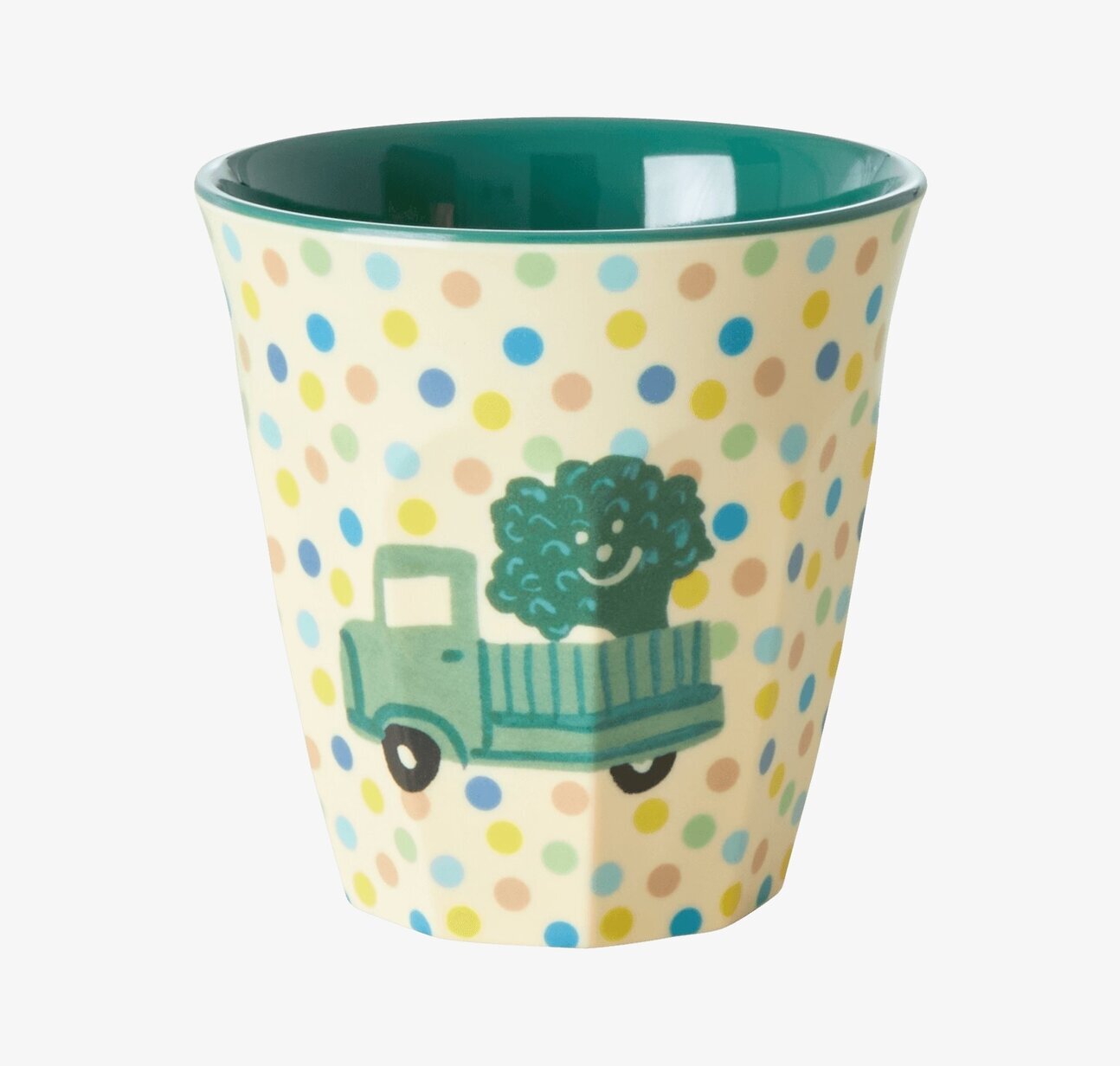 Små Muggar 6-Pack, Happy Cars Prints från Rice, färgglada