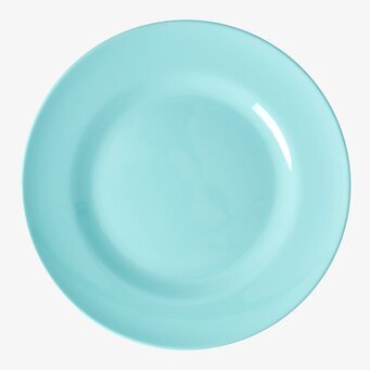 Tallrik 6-Pack - Yippie Yippie Yeah Colors från Rice, turkos