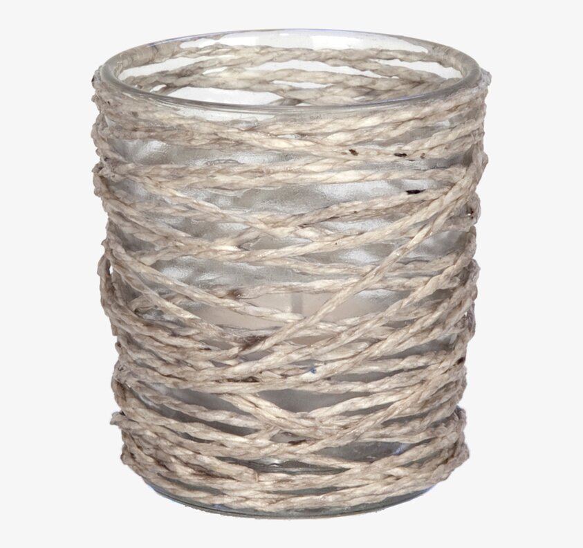 Trådlykta Stengrå från Dixie med glas och stengrå trådar