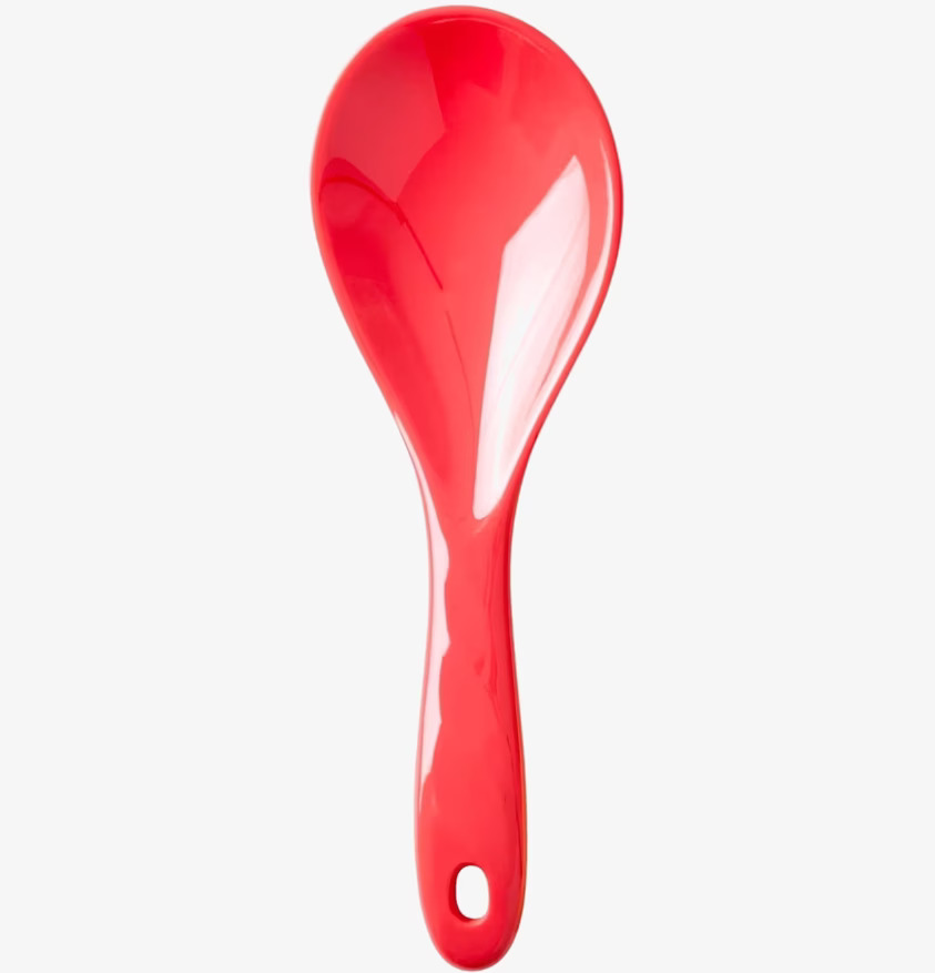 Salladssked - Röd från Rice med ergonomiskt handtag