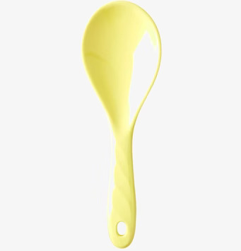 Salladssked - Gul från Rice, färgglad och ergonomisk sked