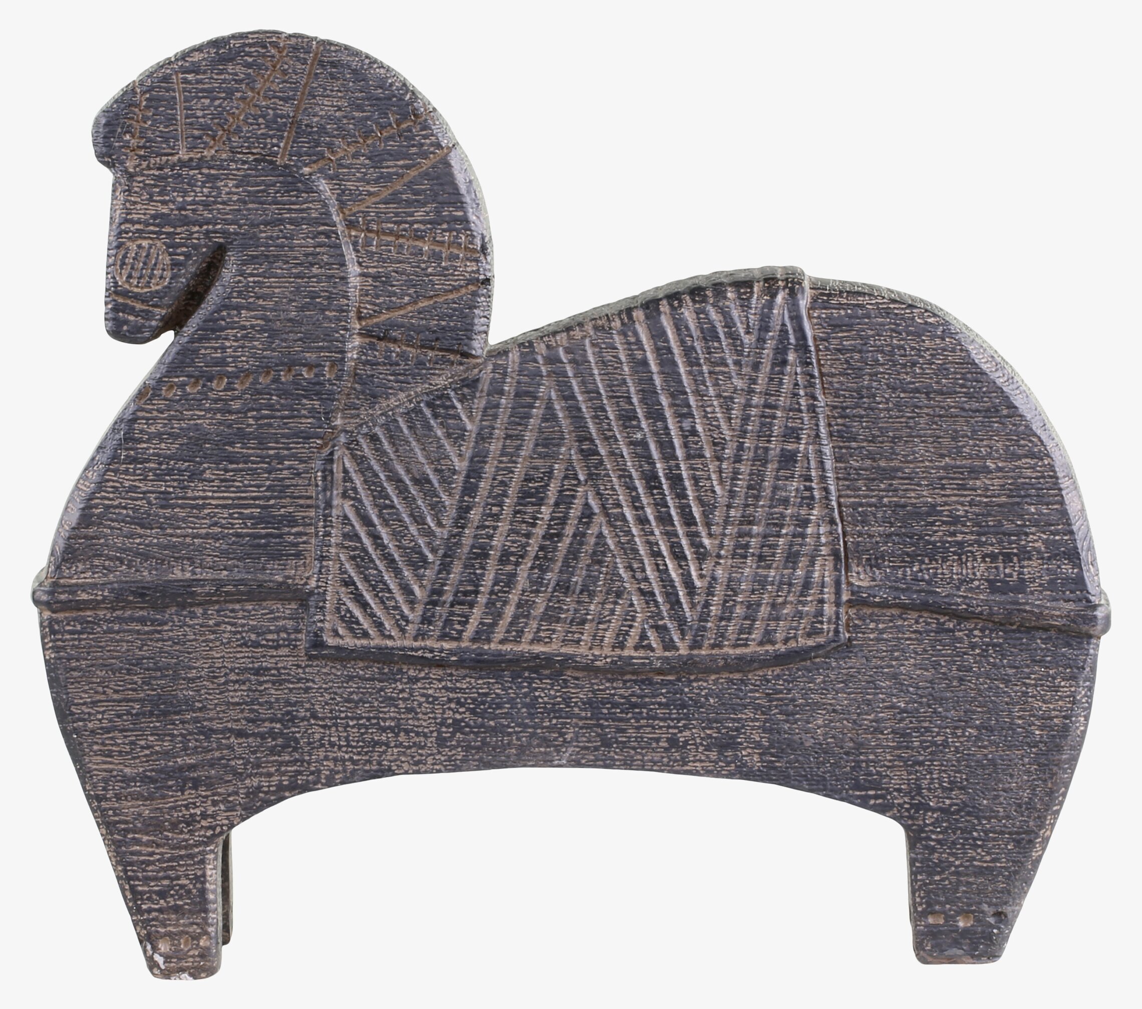 Häst Med Mönster Antikbrun #1 från Chic Antique