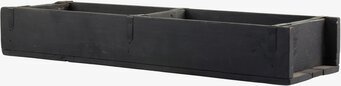 Murstensform Antik Svart - Trälåda från Chic Antique