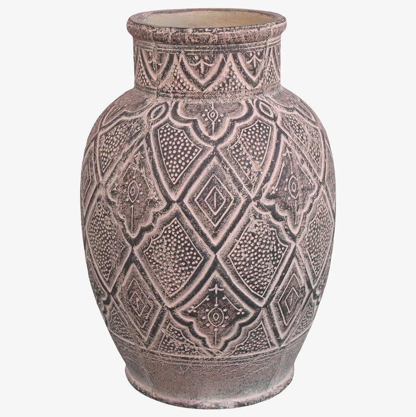 Évron Vas Mörk Natur Stor från Chic Antique med mönster