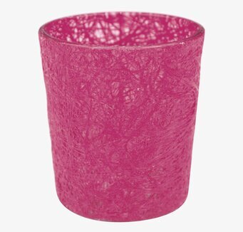 Glasfiberlykta Cerise från Dixie med cerisefärgad finish