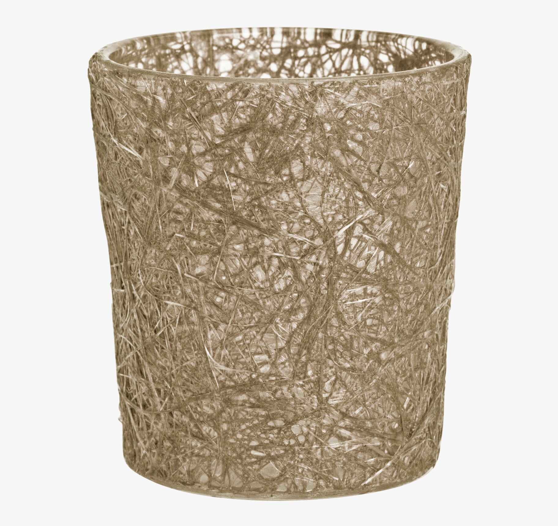 Glasfiberlykta Stengrå från Dixie med intrikat nätmönster