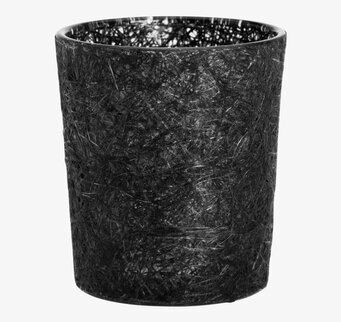 Glasfiberlykta Svart från Dixie i minimalistisk miljö