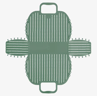 Aykasa Mini Bag - Almond Green från Aykasa, ihopfälld