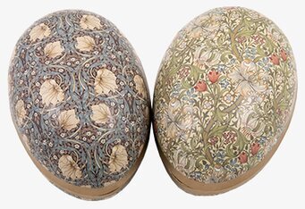 Påskägg William Morris från Bromma Kortförlag med mönster