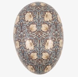 Påskägg William Morris från Bromma Kortförlag med mönster