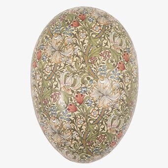 Påskägg William Morris från Bromma Kortförlag med blommönster