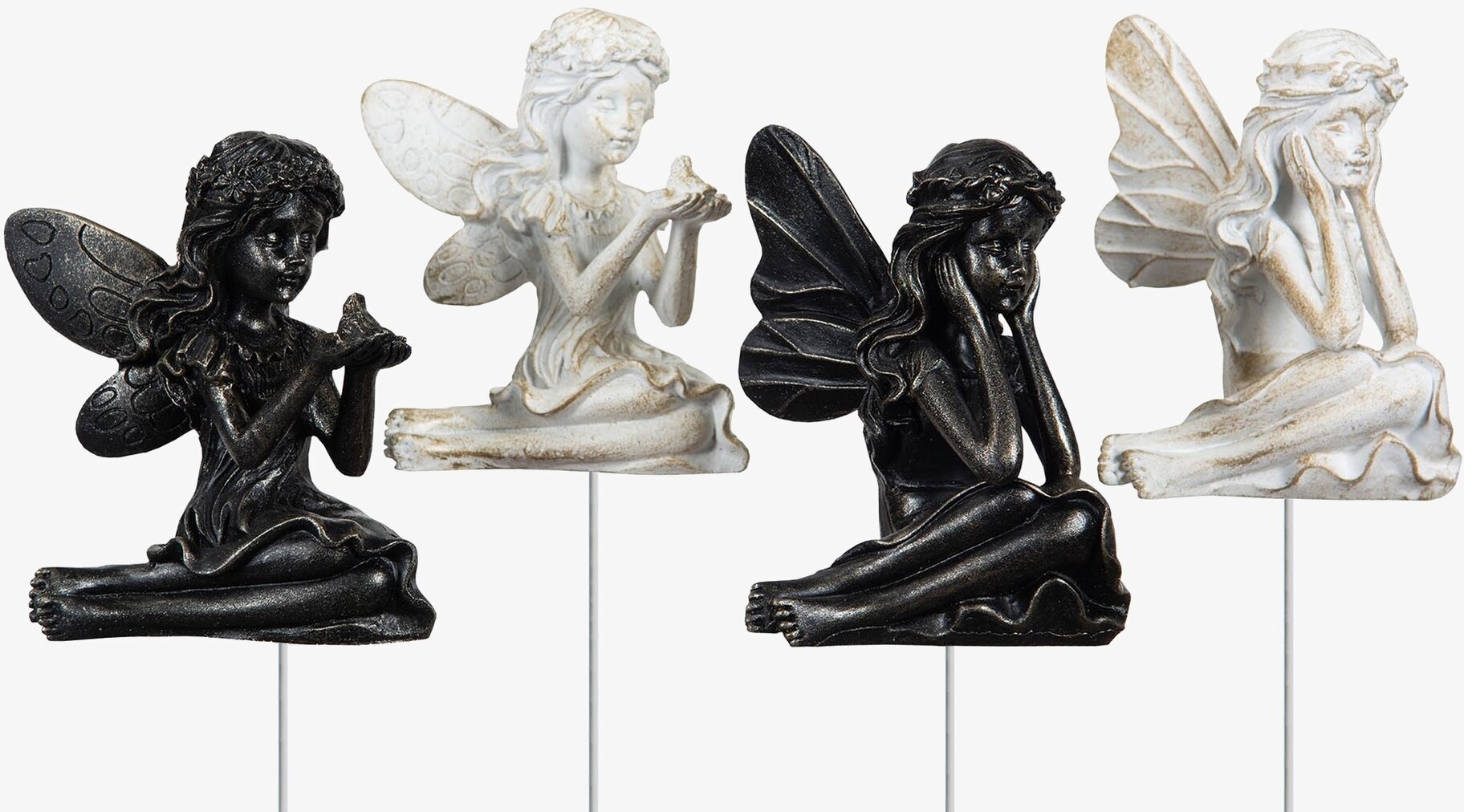 Älvor Stick Poly från A Lot Decoration i svart och vitt