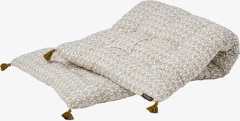 Madrass Lotus Curry 155 Cm från Bungalow med curryfärg