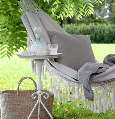 Hängmatta Med Fransar Antique Creme från Chic Antique utomhus