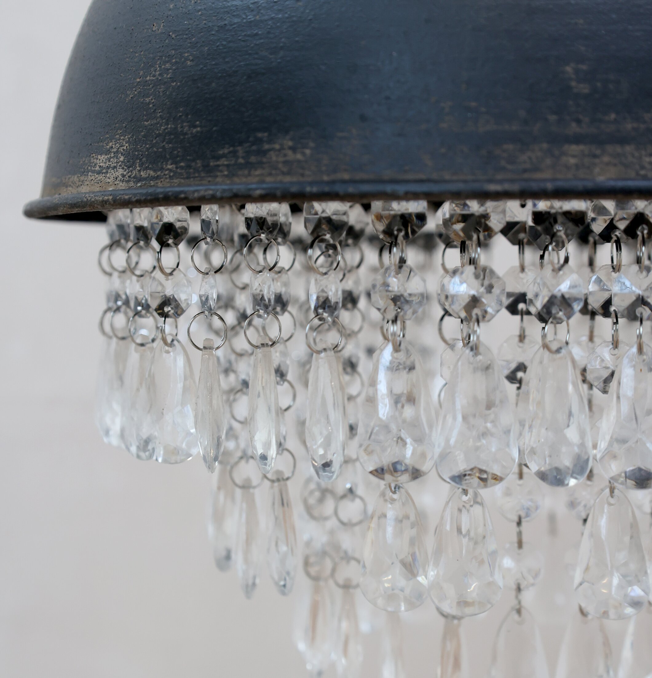 Taklampa Factory Prismor Antiksvart från Chic Antique