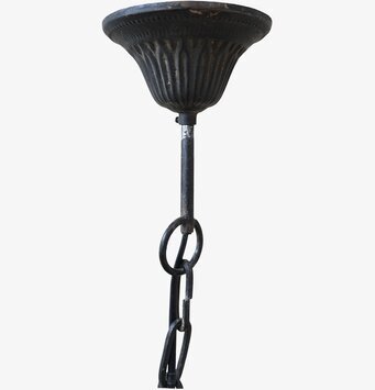 Taklampa Factory Prismor Antiksvart från Chic Antique närbild