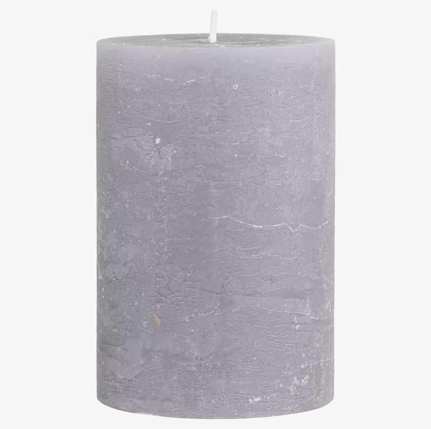 Blockljus Rustik Fransk Grå 90 Tim från Chic Antique