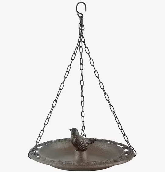 Hängande Fågelbad Gjutjärn från Gardenlife i trädgård