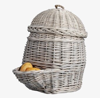 Förvaringskorg Potatis från Gardenlife i flätad rotting
