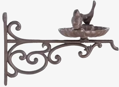 Fågelmatare Vägg Gjutjärn Large från Gardenlife på vit bakgrund