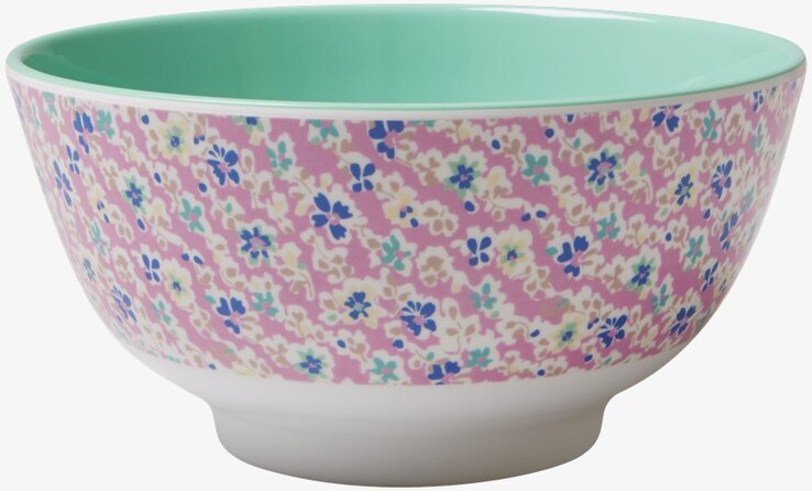 Skål Cascading Flower Print från Rice med blommönster