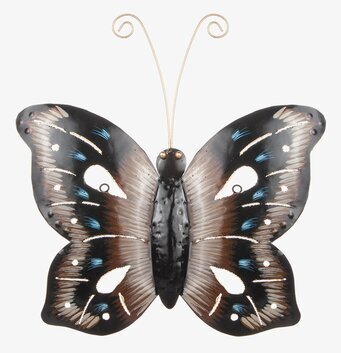 Fjäril Vägg Hamrad Plåt Different Design