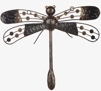 Trollslända Vägg Hamrad Plåt - Liten Different Design