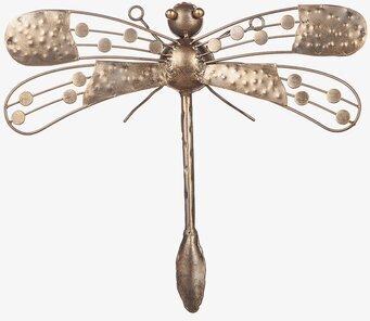 Trollslända Vägg Hamrad Plåt - Liten Different Design