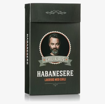 Habanesere Lakritsciggarer från Chili Klaus i elegant förpackning