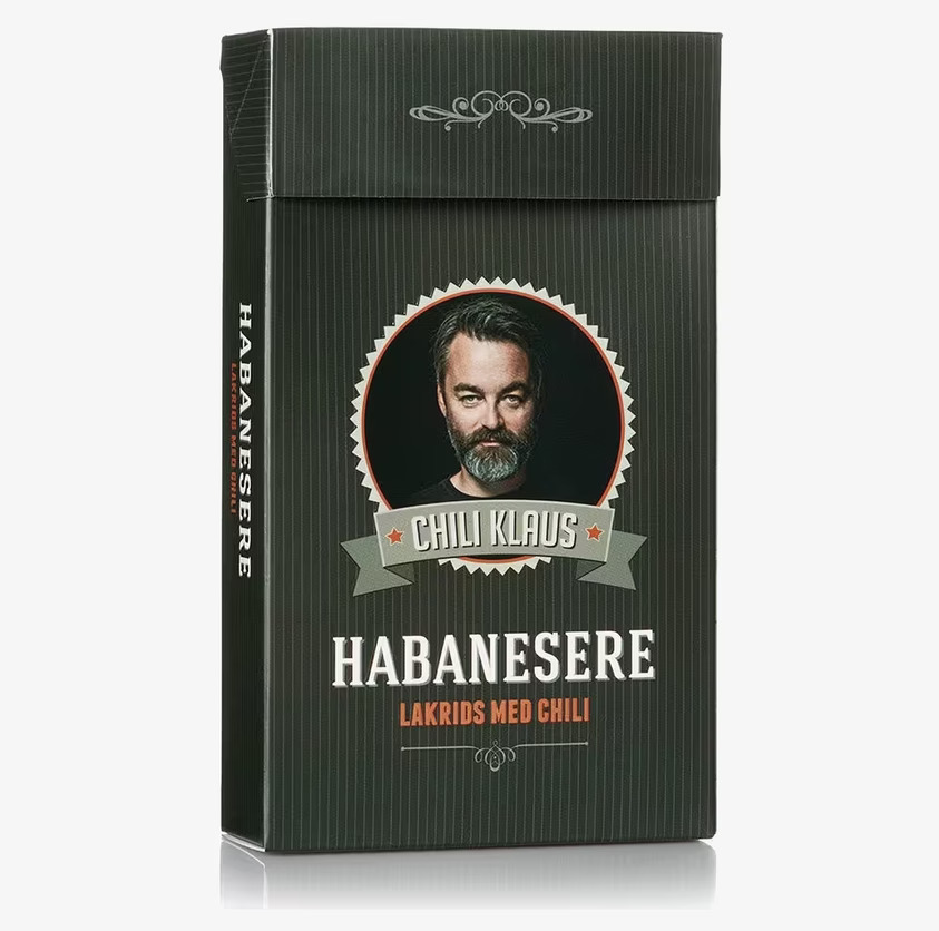 Habanesere Lakritsciggarer från Chili Klaus i elegant förpackning