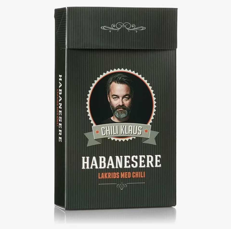 Habanesere Lakritsciggarer från Chili Klaus i elegant förpackning