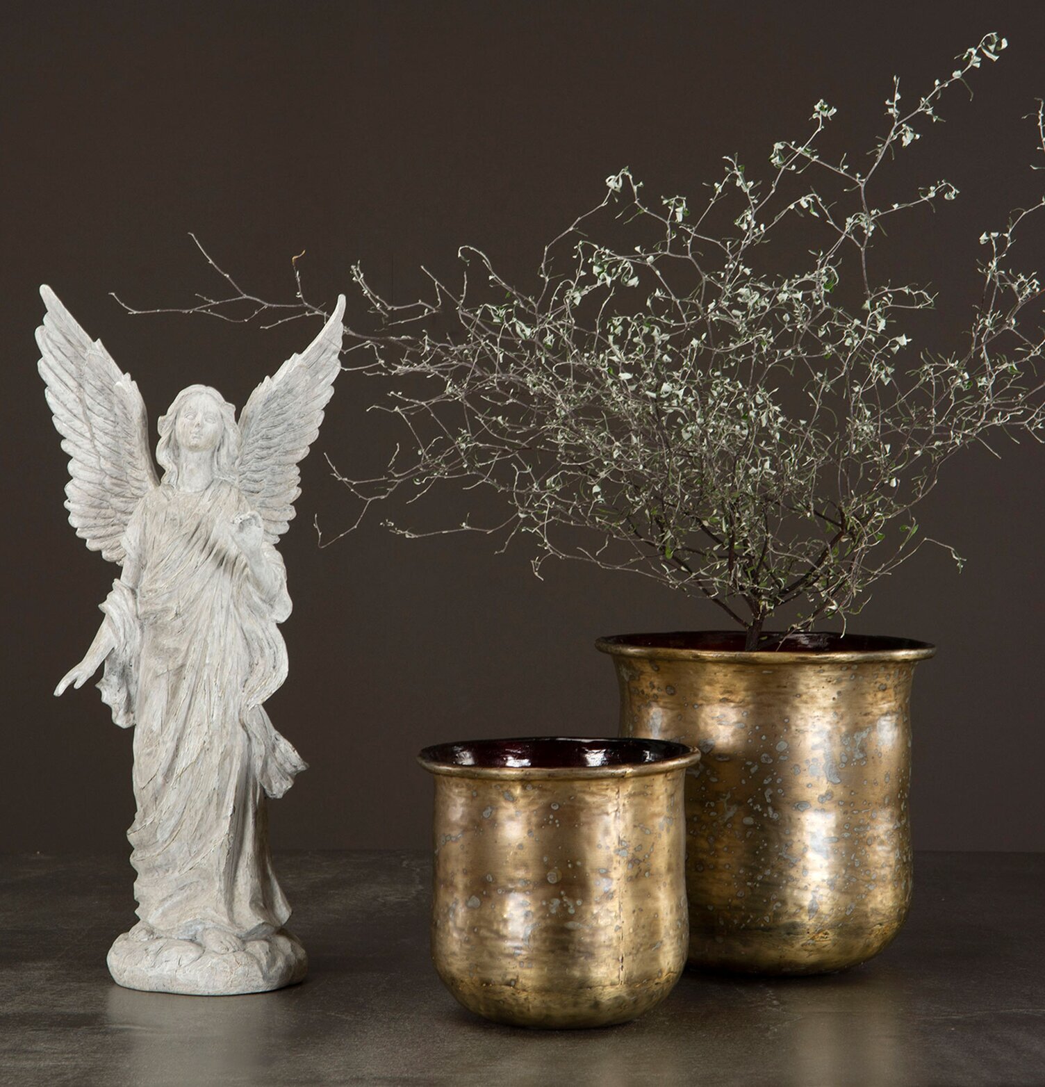 Ängel Madonna från A Lot Decoration med metallkärl