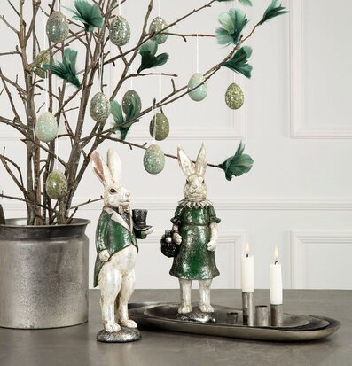 Hare Med Hatt från A Lot Decoration med påskdekorationer