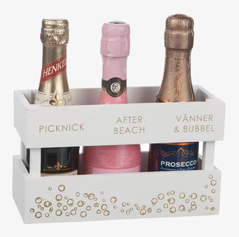 Trälåda Picknick - After Beach - Vänner & Bubbel från Different Design