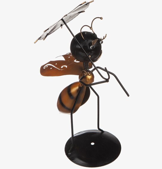 Bi Hamrad Plåt Paraply Guld från Different Design, detaljrik