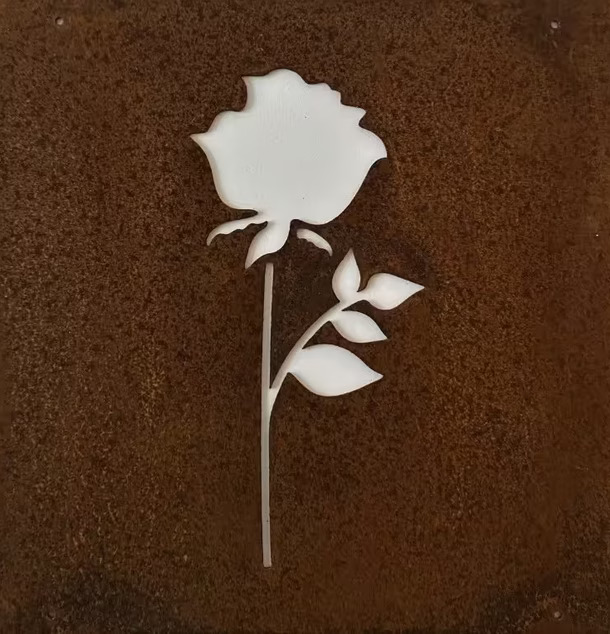 Skylt Ros Rost (armeringsnät) från Lind Decoration