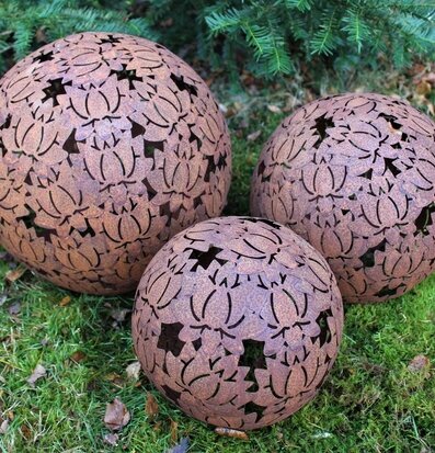 Lotusklot Rost Lind Decoration