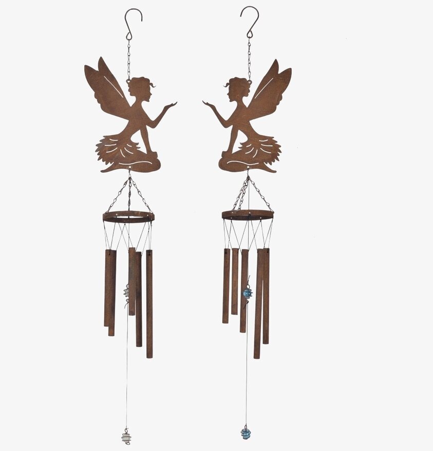 Vindspel Älva från Lind Decoration med älvfigur och pärlor