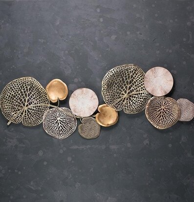 Väggdekoration Runda Blad Multi Agentur Väggskyltar Posters Affischer Plåttavlor Plåtskyltar Tavlor Kalenderhängare Väggtroféer Paper Mache för