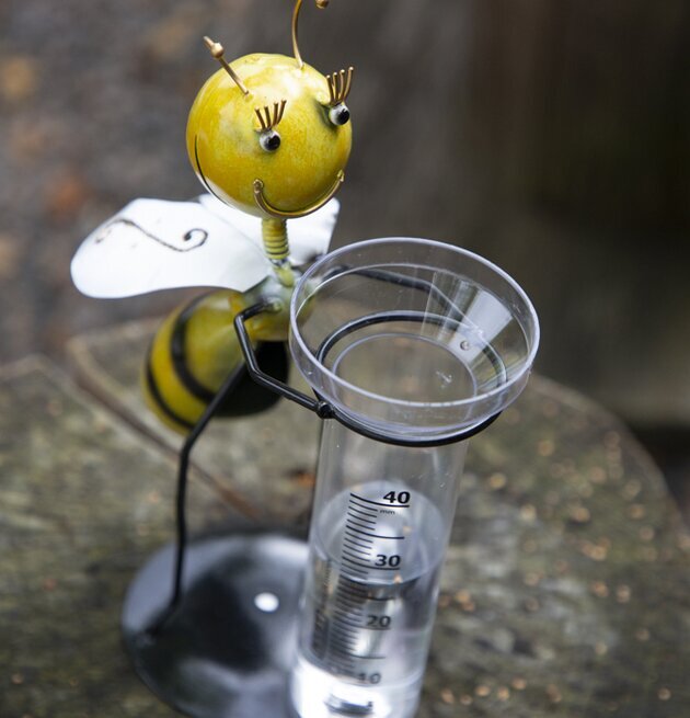 Regnmätare Stående Bi från Different Design på en stubbe