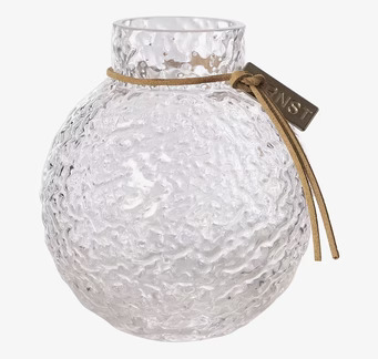 Glasvas Mönstrad Struktur Ø 9 cm från Ernst, elegant design