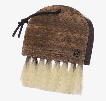 Brödpensel Mörkbrun från Ernst med trähandtag och borst