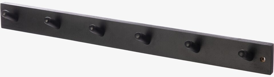 Knopplist Svart 6 Knoppar från Ernst på ljus bakgrund