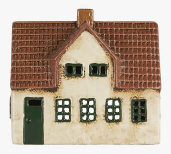 Bild av dekorativ ljuslykta i form av charmigt hus