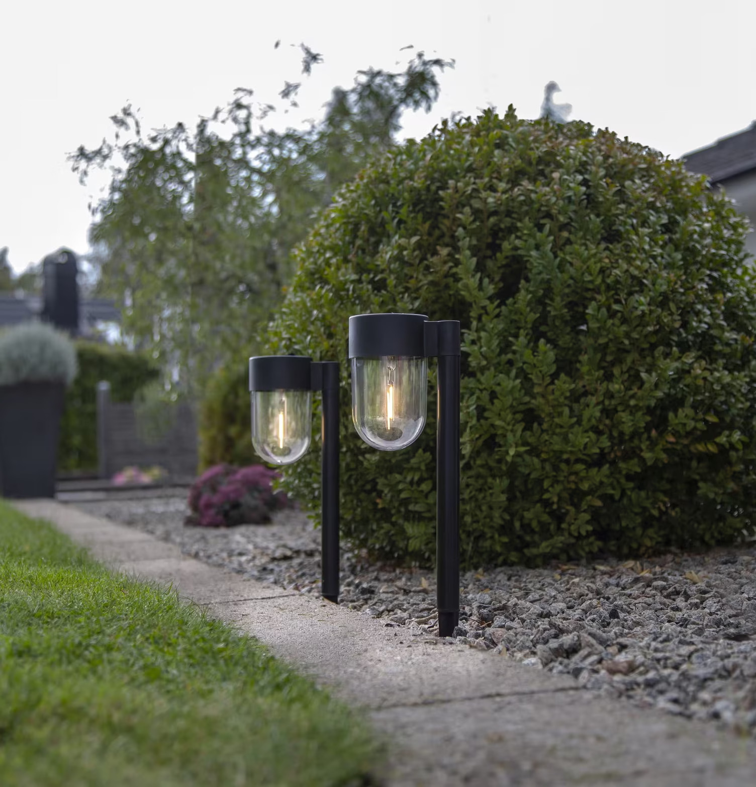 Solcellsbelysning Cupola 2-Pack från Star Trading i trädgård