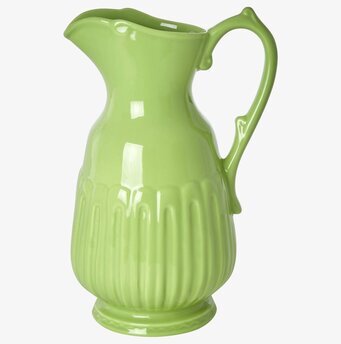 Kanna Keramik Neon Green Large från Rice i neon grön färg