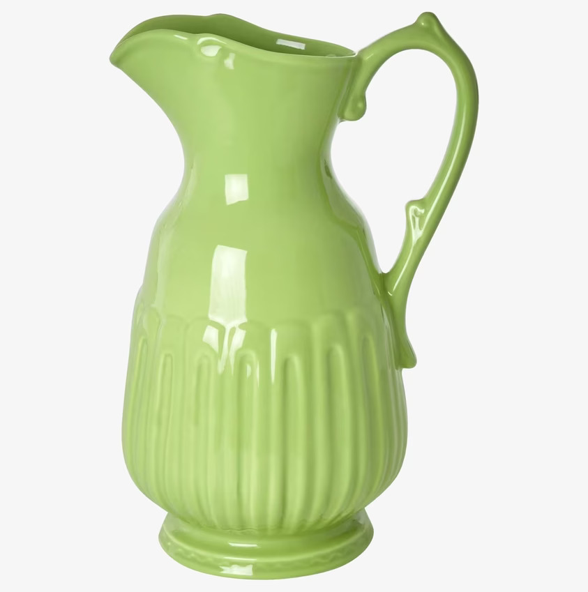 Kanna Keramik Neon Green Large från Rice i neon grön färg